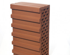 Блок керамический BRAER доборный 380x219x130 Кирп з-д BRAER