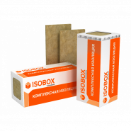 Каменная вата ИЗОБОКС Экстралайт 1200х600х100 мм