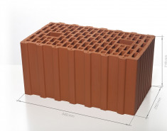 Керамический блок BRAER BLOCK 44 стеновой 440x219x250 Кирп з-д BRAER