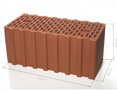 Керамический блок BRAER Ceramic Thermo стеновой 510x219x250 Кирп з-д BRAER