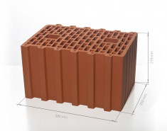 Керамический блок BRAER Ceramic Thermo стеновой 380x219x250 Кирп з-д BRAER