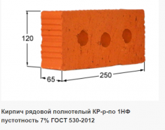 Кирпич красный рузаевский