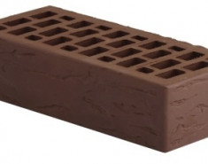Кирпич керамический коричневый 1 NF одинарный Рязанский КЗ (РКЗ) коричневый М-175