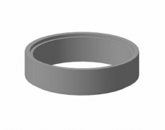 Кольцо железобетонное доборное диаметр 1 метр высота 30 см