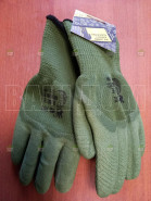 Перчатки акриловые утеплённые хаки (зелёные) размер 10
