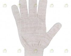 Перчатки хб эконом белые 3 нити 