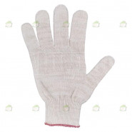 Перчатки хб эконом белые 3 нити 